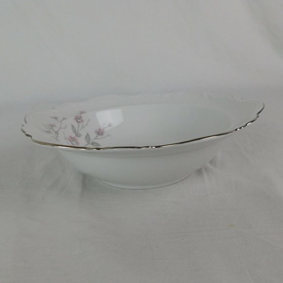 Mitterteich Bavaria Fragrance Pattern Germany 9" Round Vegetable Bowl Flowers - Picture 4 of 7